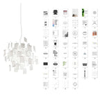 Customizable Creative Paper Chandelier