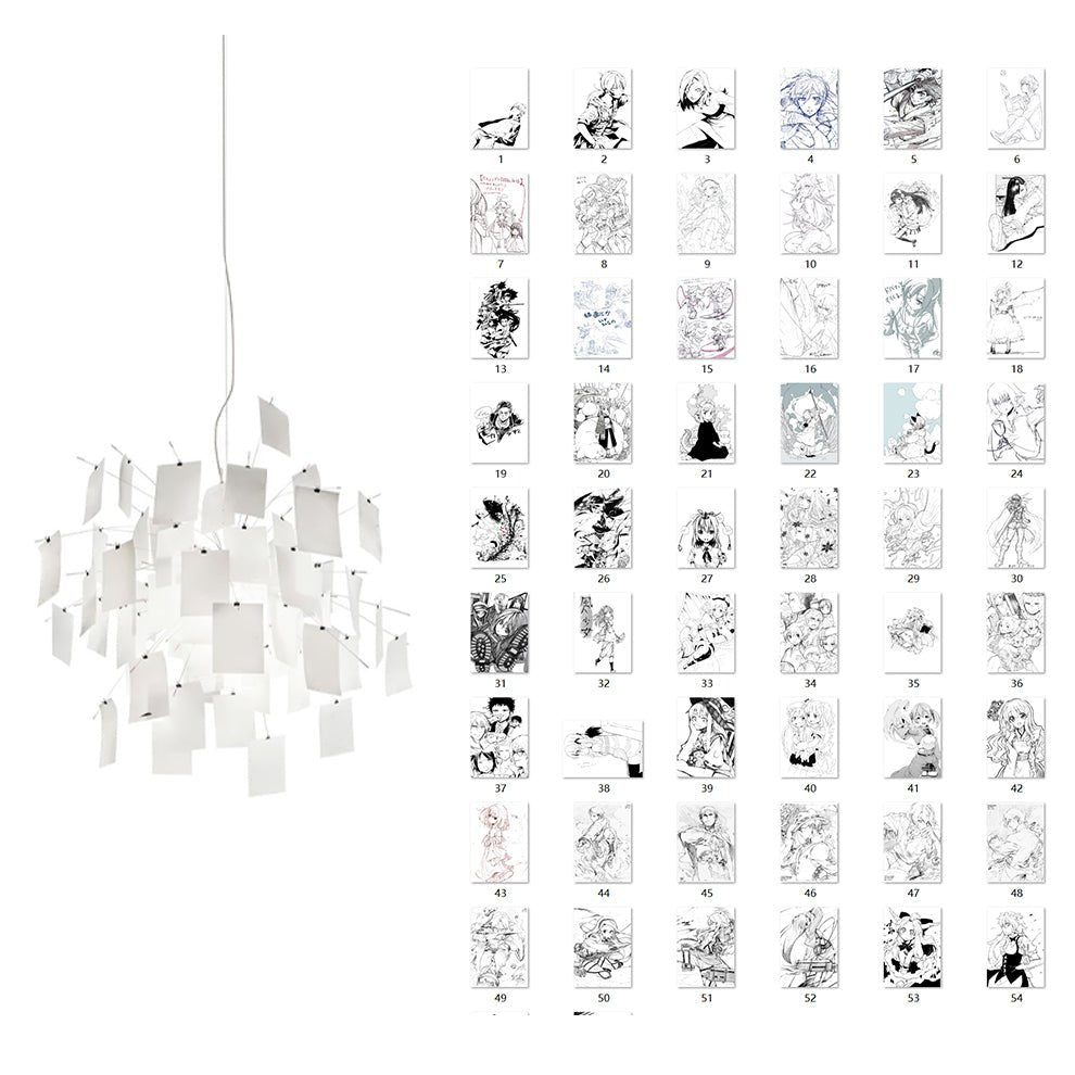 Customizable Creative Paper Chandelier