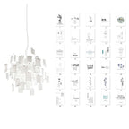 Customizable Creative Paper Chandelier
