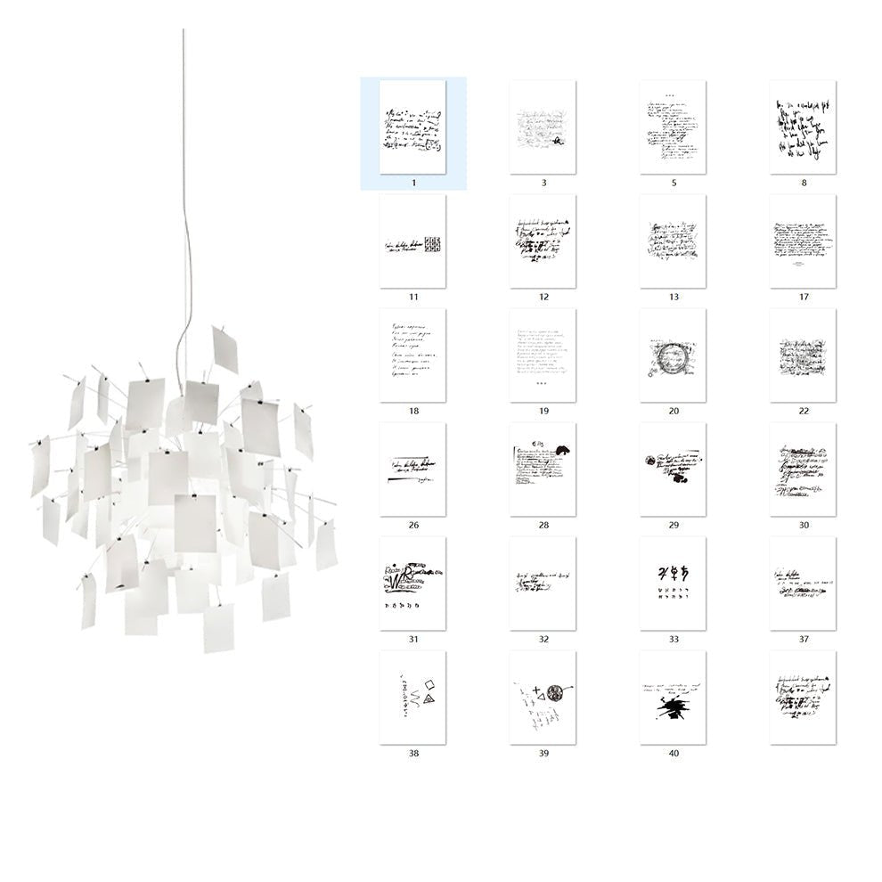 Customizable Creative Paper Chandelier