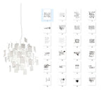 Customizable Creative Paper Chandelier