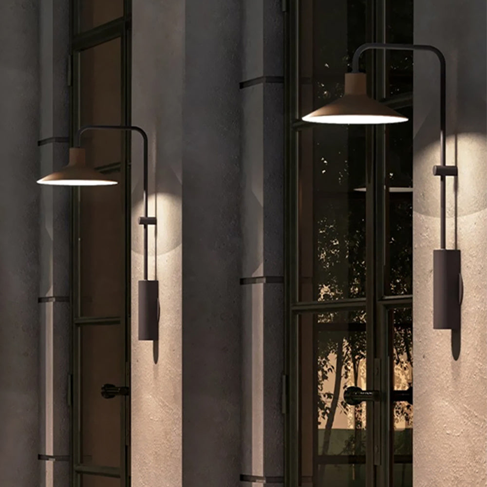 Carins Modern Minimalist Wide Cone Shape Waterproof Outdoor Light