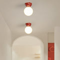 Valentina Modern Flush Mount Ceiling Light Metal Glass Bedroom