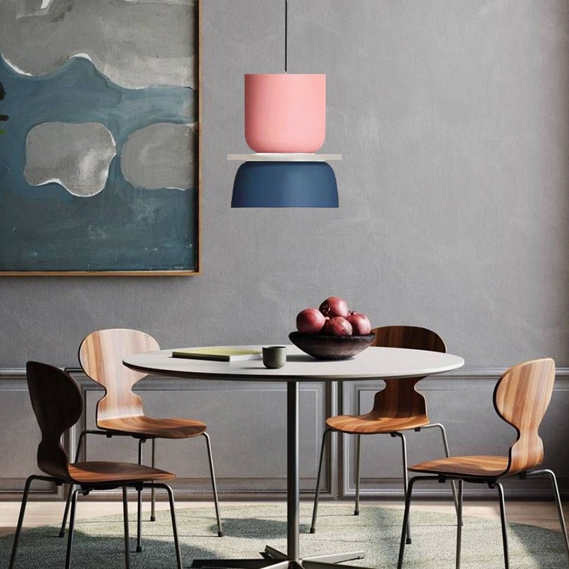 Irina Colorful Bowl Shade Pendant Light