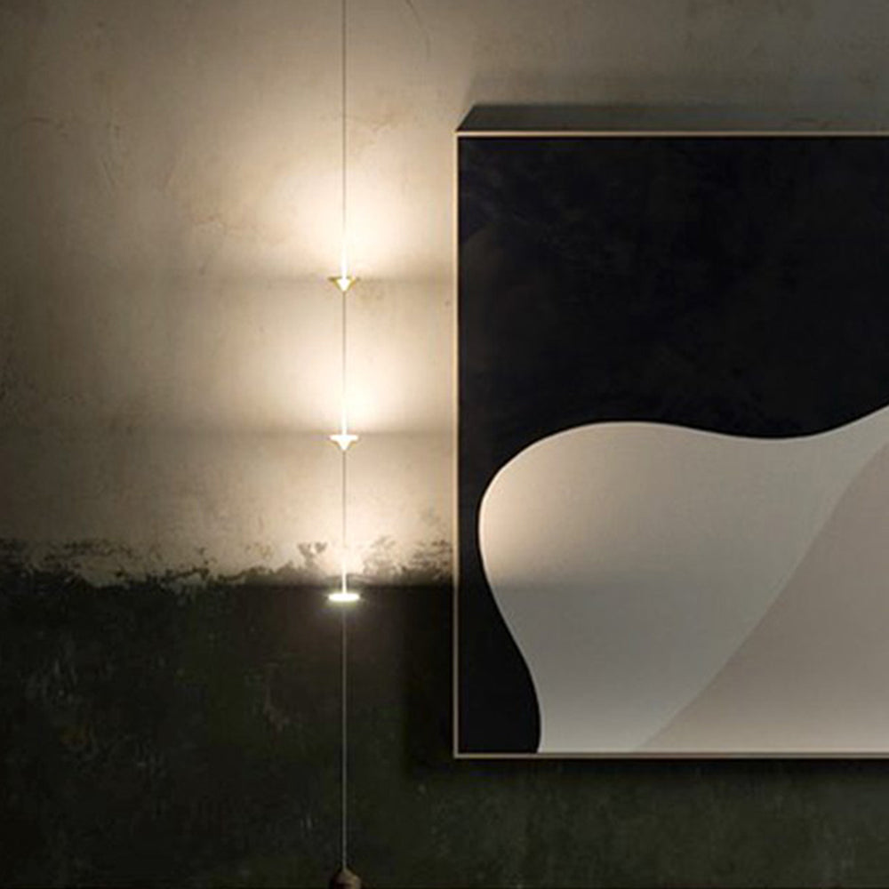 Ray Minimalist Linear Floor Lamp, 3 Bulbs, Bedroom