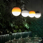 Edith Modern Bubble Suspension Light. Black/Gray/Blue/Pink. Living Room