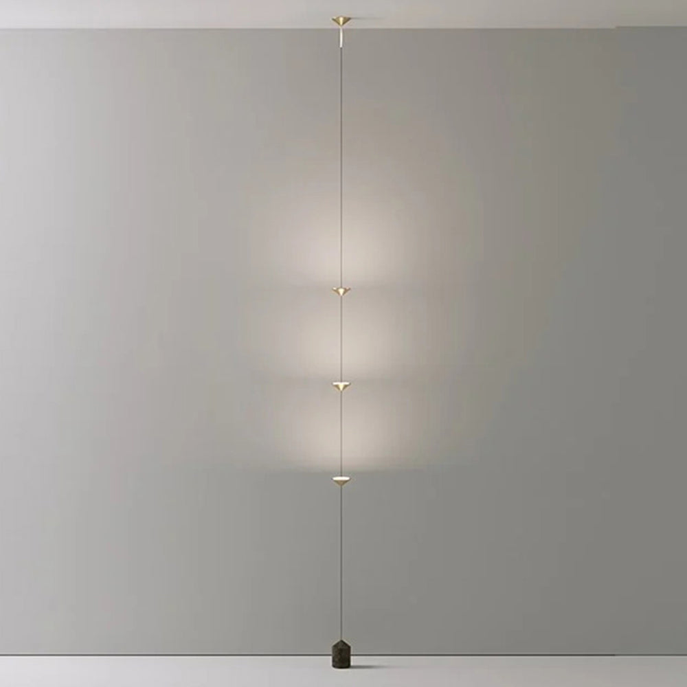 Ray Minimalist Linear Floor Lamp, 3 Bulbs, Bedroom