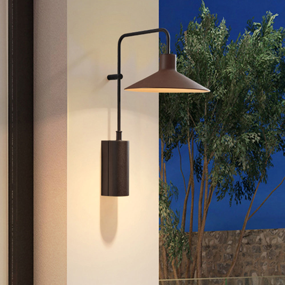 Carins Modern Minimalist Wide Cone Shape Waterproof Outdoor Light