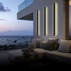 Edge Ripple Minimalist Linear Waterproof Outdoor Light