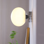 Modern Minimalist Glass Globe Wall Light | 1-Light