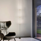 Ray Minimalist Linear Floor Lamp, 3 Bulbs, Bedroom