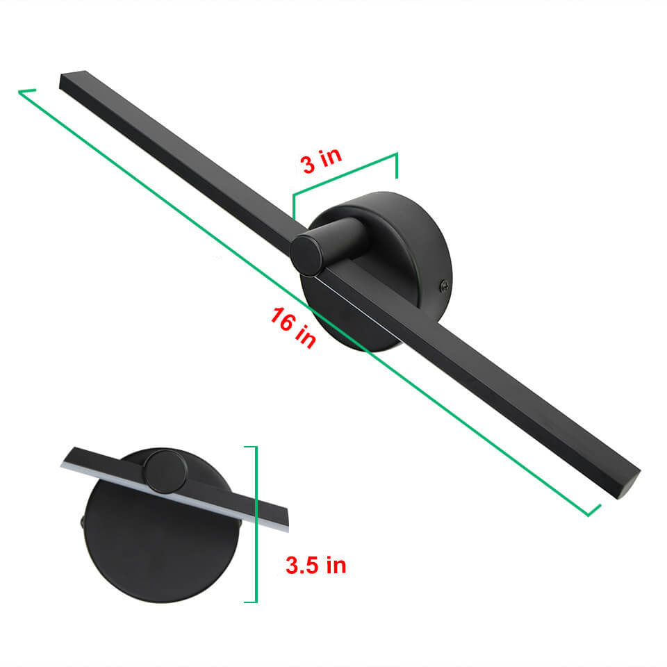 Nordic Minimalist Long Bar LED Wall Light | 1-Light
