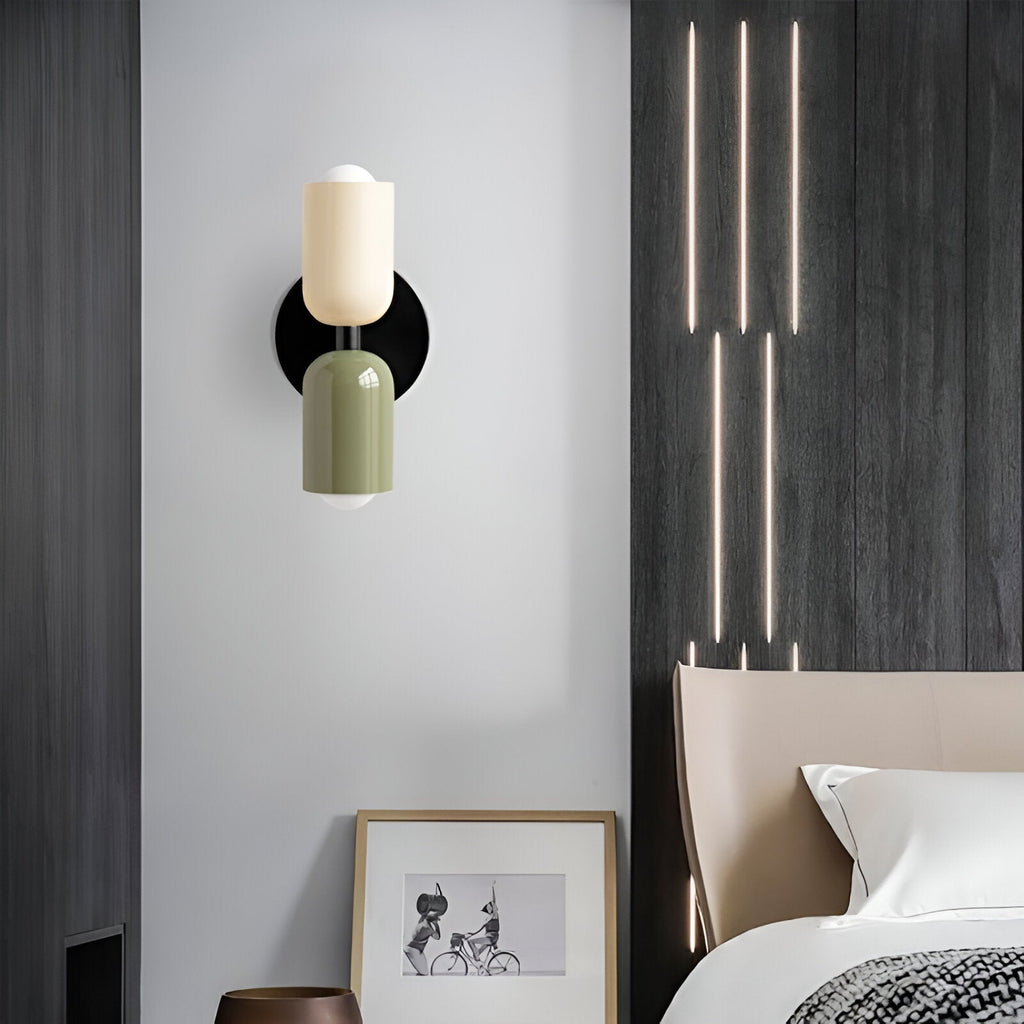 Nordic Macaron Double Head Iron Wall Light