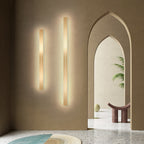 Azin Simple Linear Wall Sconce Black/Gold Living Room