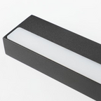 Arisha Wall Lamp Indoor Mirror Front Black Rectangular Bath/Bedroom