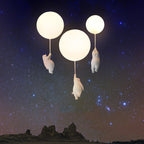 Aria Ceiling Light Bear Balloons White Metal/Acrylic Bedroom