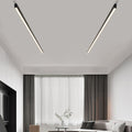 Solin Modern Linear Black Ceiling Light for Living Room