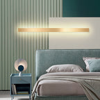 Azin Simple Linear Wall Sconce Black/Gold Living Room