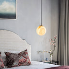 Alabaster Globe Modern Pendant Light