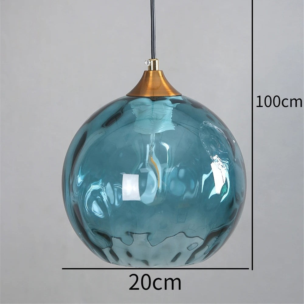 Modern LED Nordic Ceiling Glass Ball Pendant Light