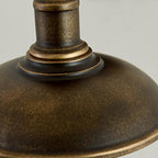 Industrial Bowl Shaped Iron Outdoor Wall Light