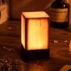Stylish LED Table Lamp - WoodGlow