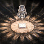 Crystal Table Lamp with Touch Control - LumeCrystal