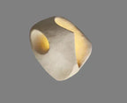 Designer Wall Lamp in Organic Stone Boho Style