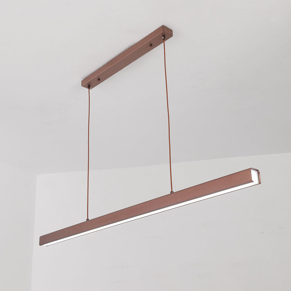 Thala Modern Linear Suspension Black/Brown Living Room