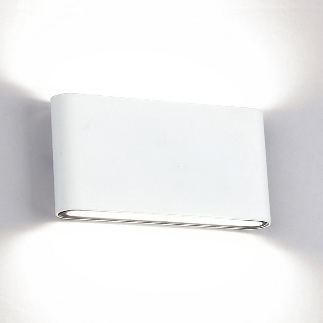 Black/White Rectangular Wall Washer Light Modern Stylish Warm/White Light LED Aluminum Wall Sconce for Hallway, 4.5"/7" W