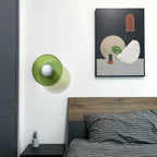 Nordic Glass Olive Disc Wall and Ceiling Light