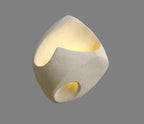 Designer Wall Lamp in Organic Stone Boho Style