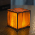 Stylish LED Table Lamp - WoodGlow