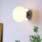 Modern Minimalist Glass Globe Wall Light | 1-Light