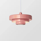 Designer LED pendant lamp with a modern geometric shape