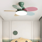 Petalo Nordic Petal-Shaped Acrylic Ceiling Fan Light