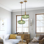 Nordic Colorful Glass Retro Pendant Light