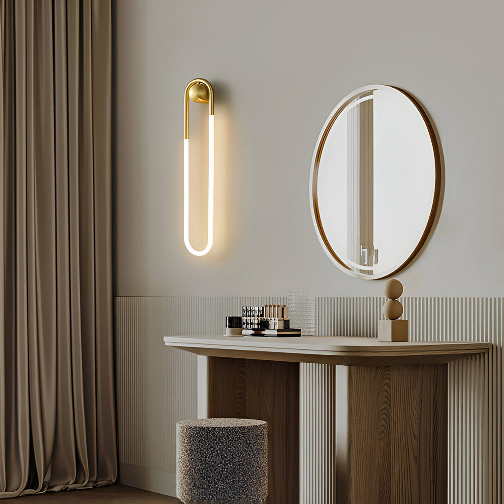 Nordic Minimalist U-Shaped Wall Light