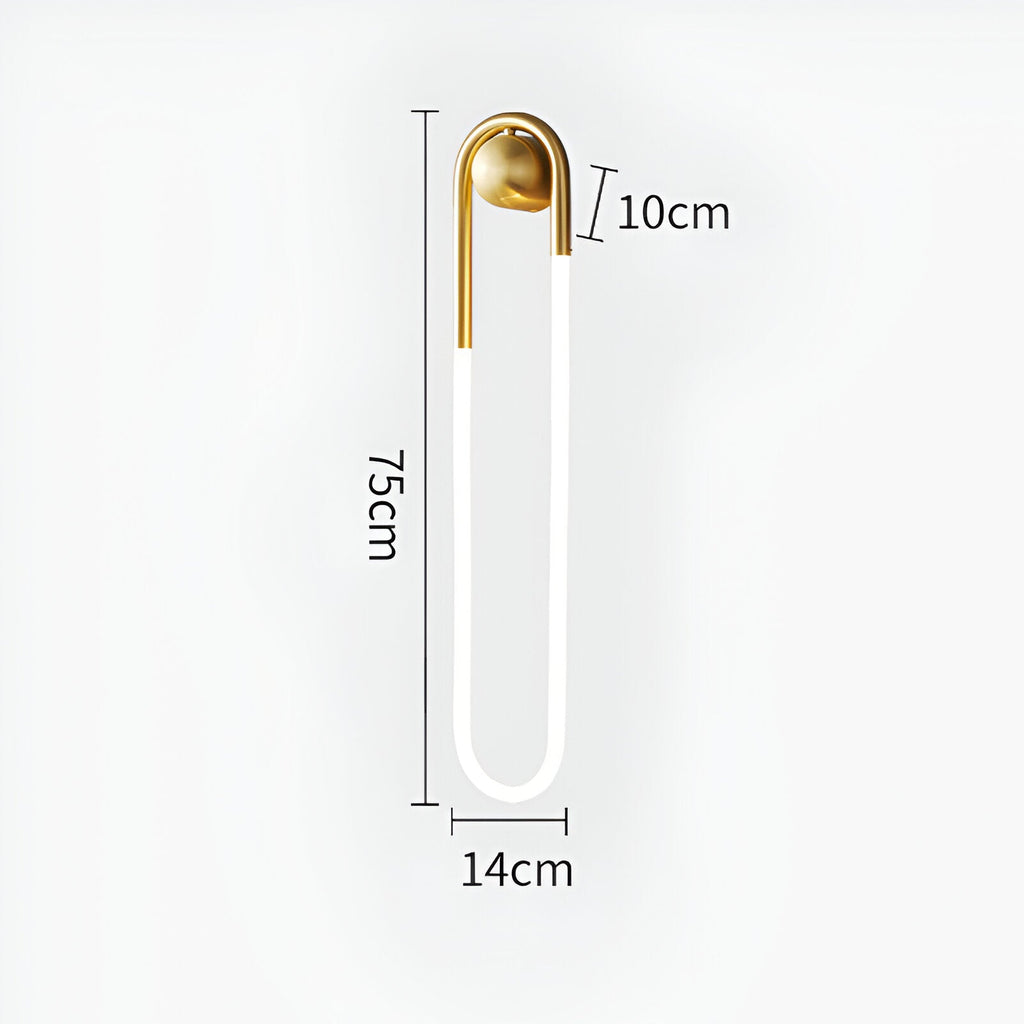 Nordic Minimalist U-Shaped Wall Light
