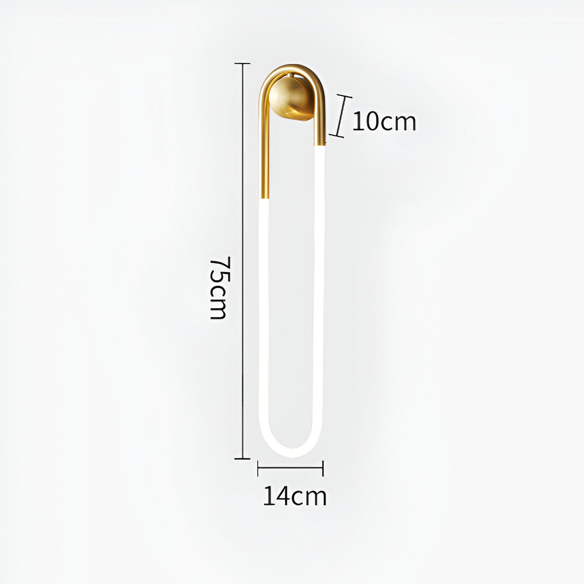 Nordic Minimalist U-Shaped Wall Light