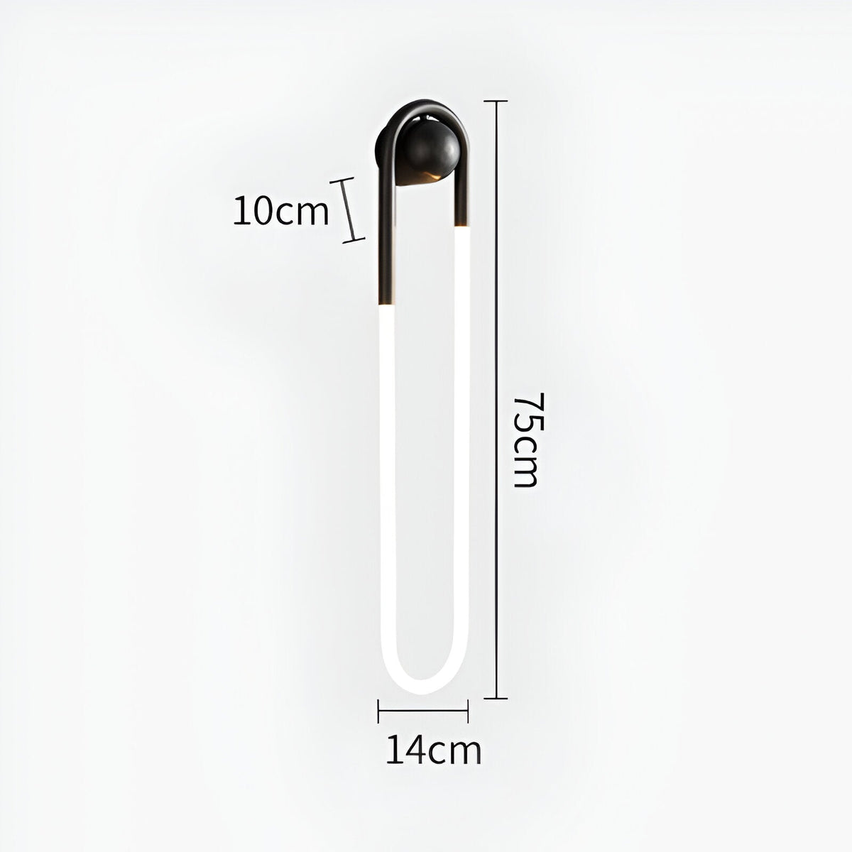 Nordic Minimalist U-Shaped Wall Light