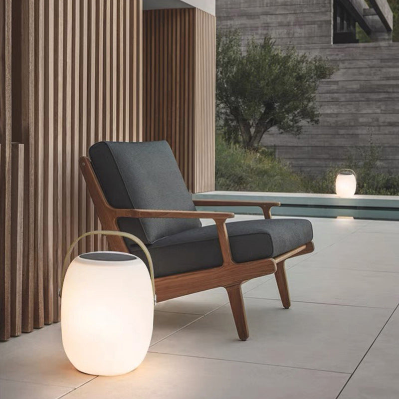 Modern Portable Solar LED Outdoor Lantern Light 1-light