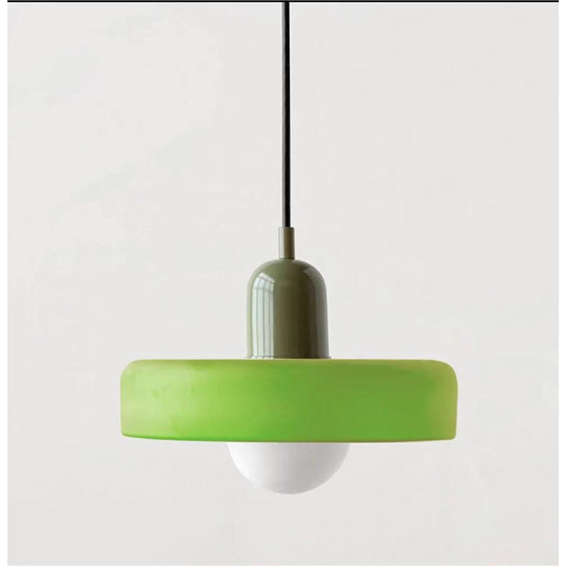 Luminous Halo Modern Glass Pendant Light