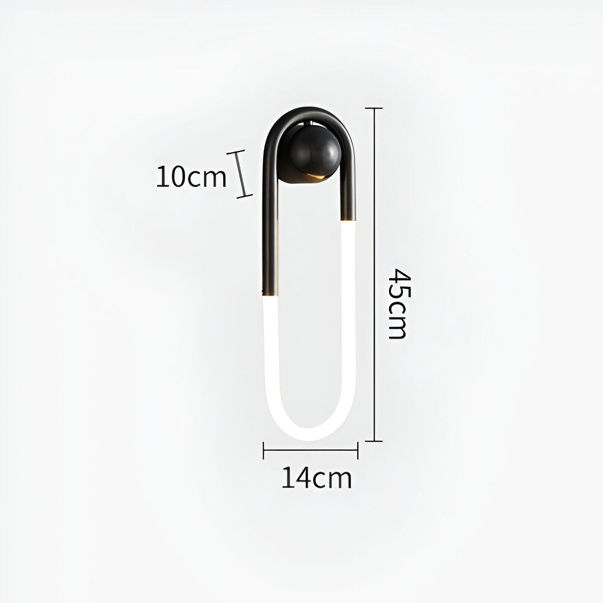 Nordic Minimalist U-Shaped Wall Light