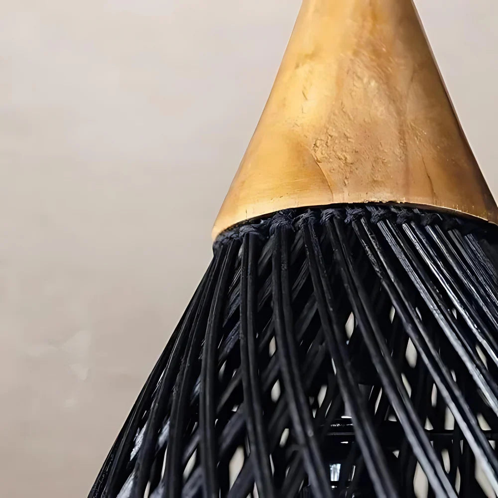 Handmade Rattan Tapestry Pendant Light