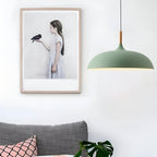 Nordic Style Wood Iron Art Pendant Light