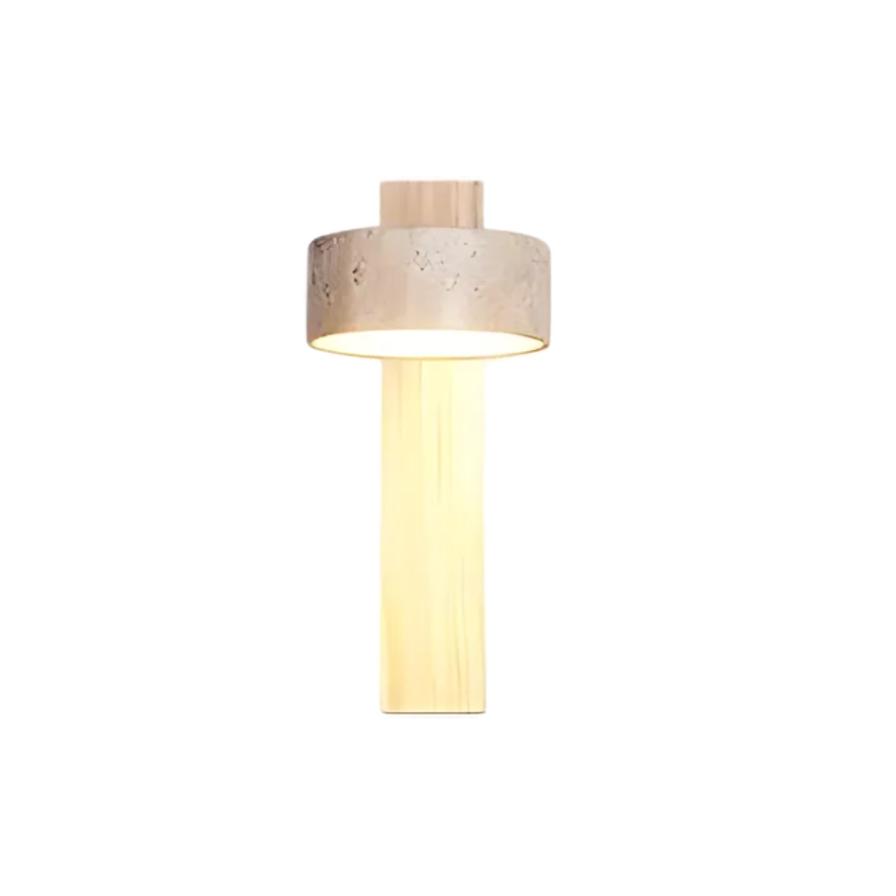 The Shine of the Palace Travertine Wall Light