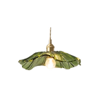 Lotus Glow Vintage Glass Pendant Light