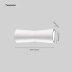 Minimalist Torch Metal Acrylic LED Outdoor Wall Lamp