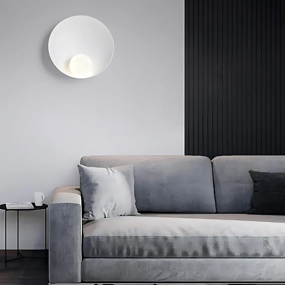 Serenity Modern Resin Japandi Metal Wall Lamp